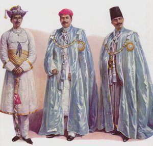 Quelques princes indiens présents au couronnement